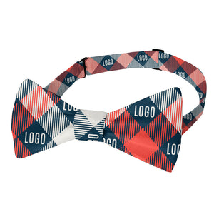 Squared Away 2 Logo Bow Tie 3 Pretied - Knotty Tie Co.