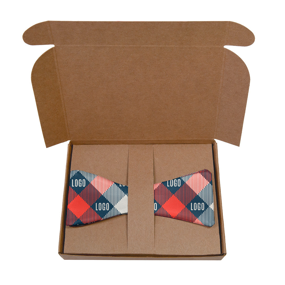 Squared Away 2 Logo Bow Tie 9 Packaging - Knotty Tie Co.