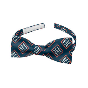 Step & Repeat 4 Logo Bow Tie 6 Baby - Knotty Tie Co.