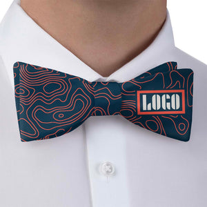 Topographic 1 Logo Bow Tie 2 Dress Shirt - Knotty Tie Co.