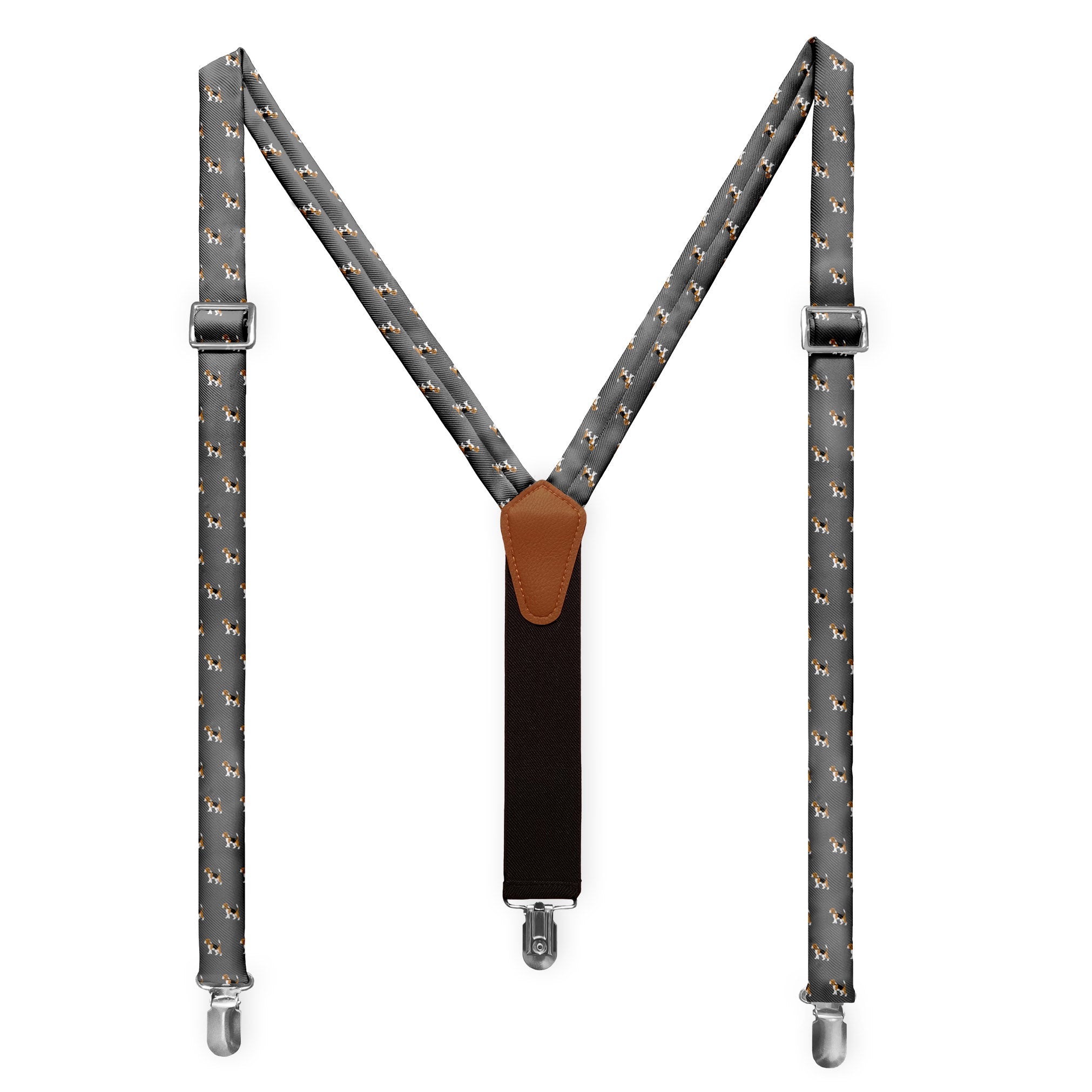 Beagle Suspenders - Full Front View - Knotty Tie Co.