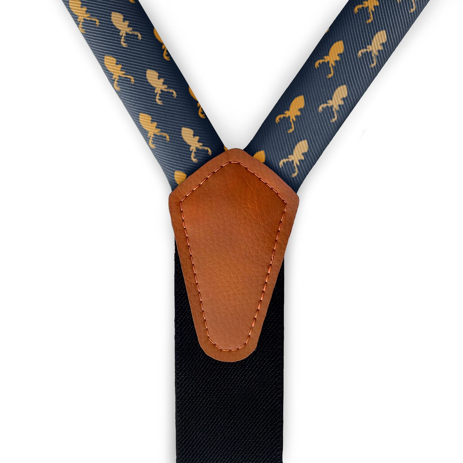 Buck Suspenders - Vegan Leather Y-Back - Knotty Tie Co.