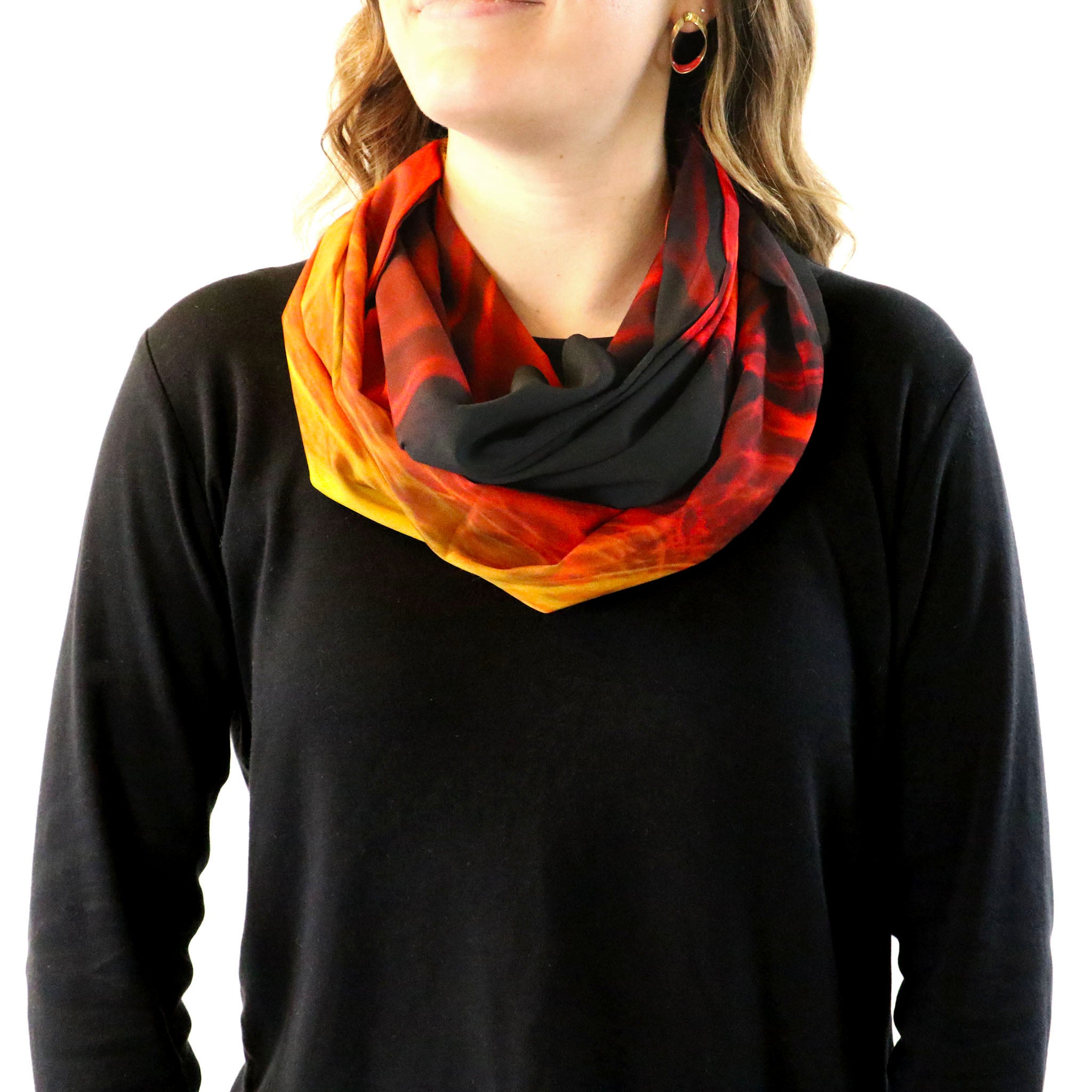 Neutron Infinity Scarf - Front View - Knotty Tie Co.