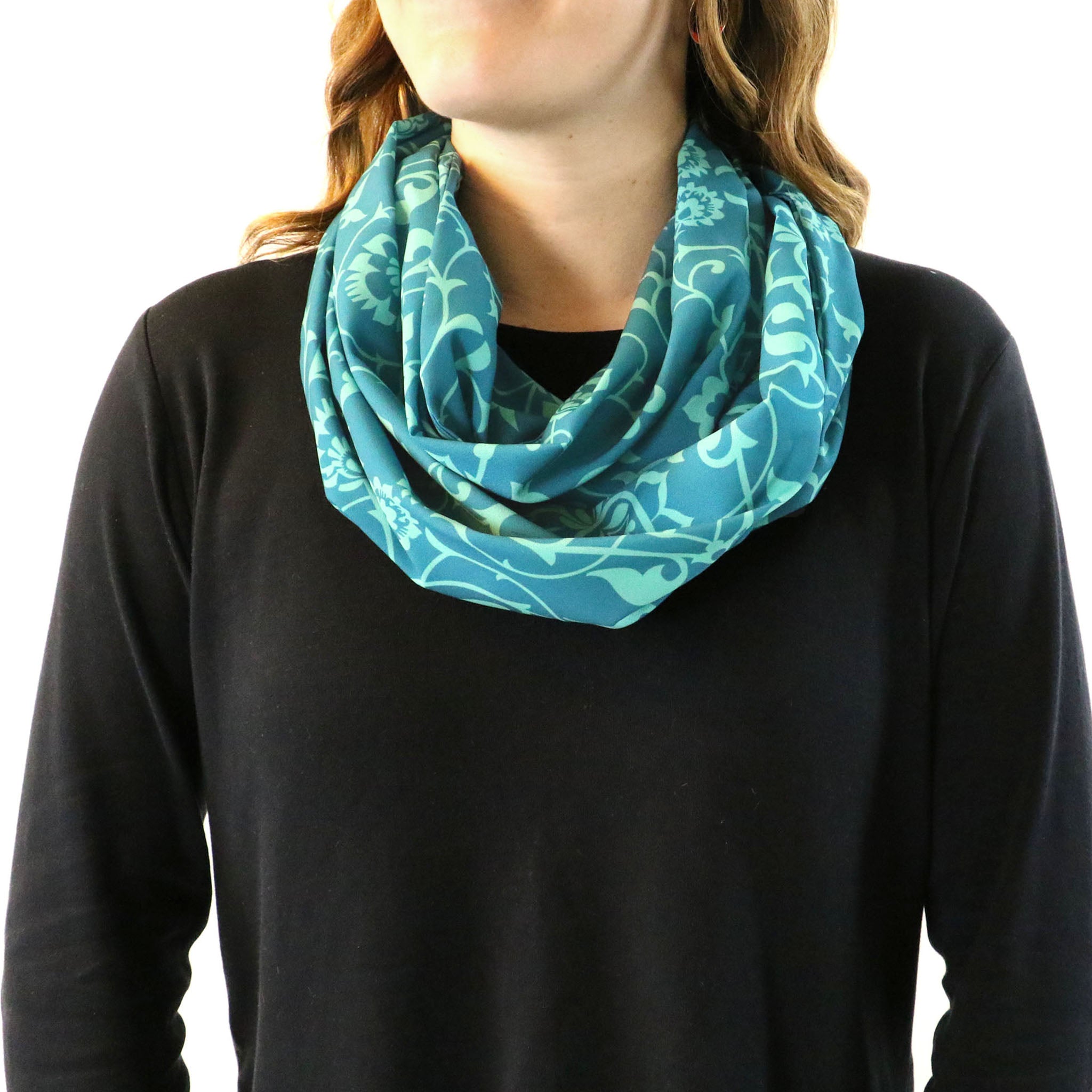 Hazelwood Infinity Scarf - Front View - Knotty Tie Co.