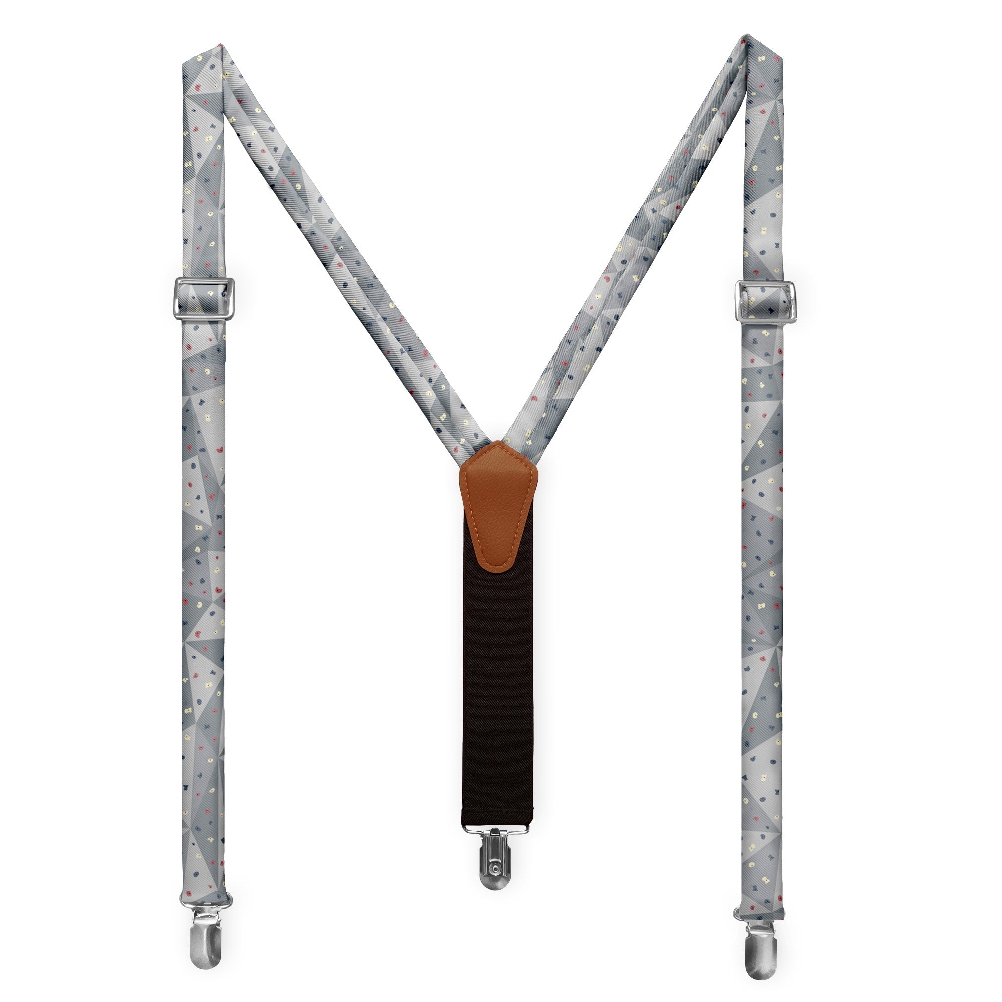 Grip Suspenders - Full Front View - Knotty Tie Co.