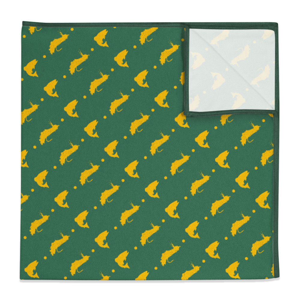 Fly Fishing Pocket Square - 12" Square - Knotty Tie Co.