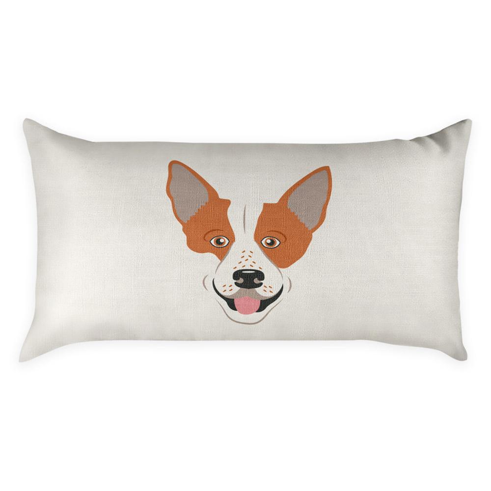 Australian Cattle Dog Lumbar Pillow - Front - Knotty Tie Co.