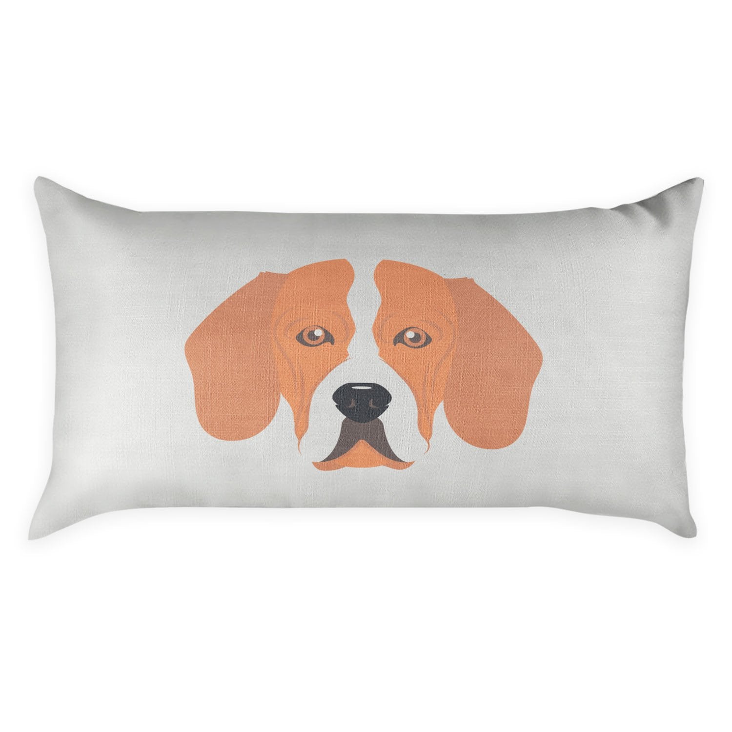 Beagle Lumbar Pillow - Front - Knotty Tie Co.