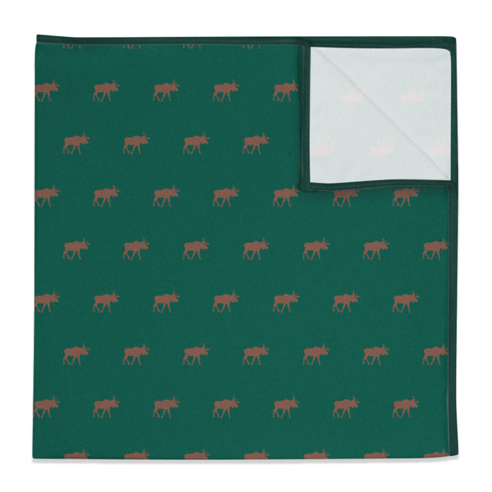 Moose Pocket Square - 12" Square - Knotty Tie Co.