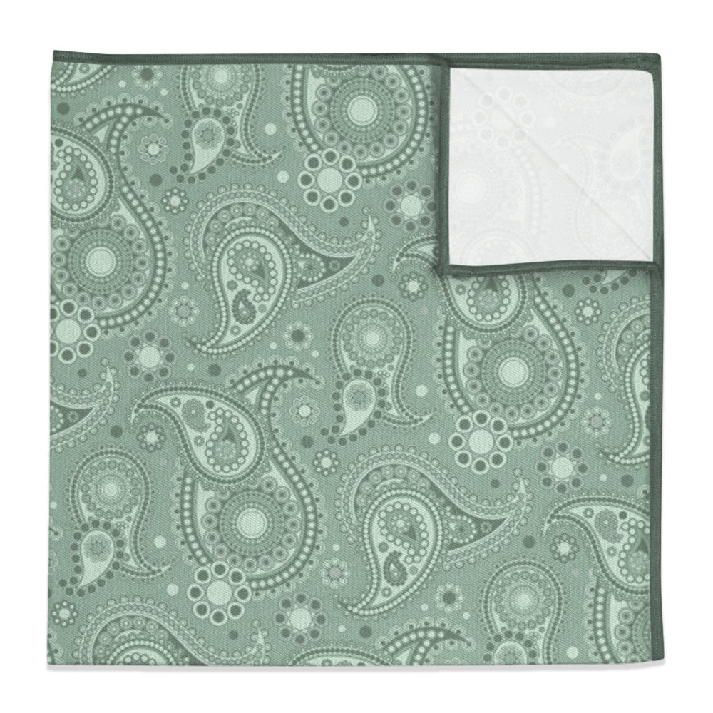 Goldie Paisley Pocket Square - 12" Square - Knotty Tie Co.