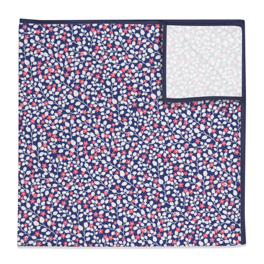 Micro Floral Pocket Square - 12" Square - Knotty Tie Co.