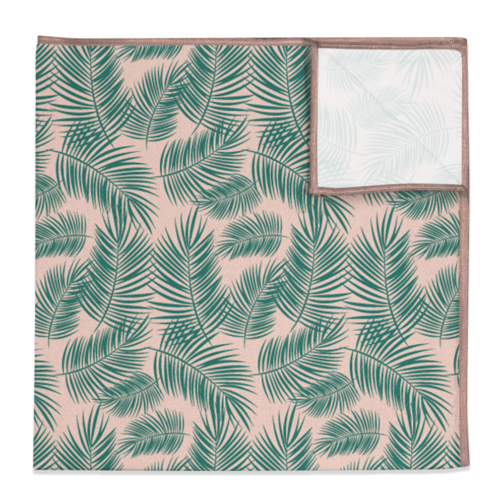 Palm Leaves Pocket Square - 12" Square - Knotty Tie Co.