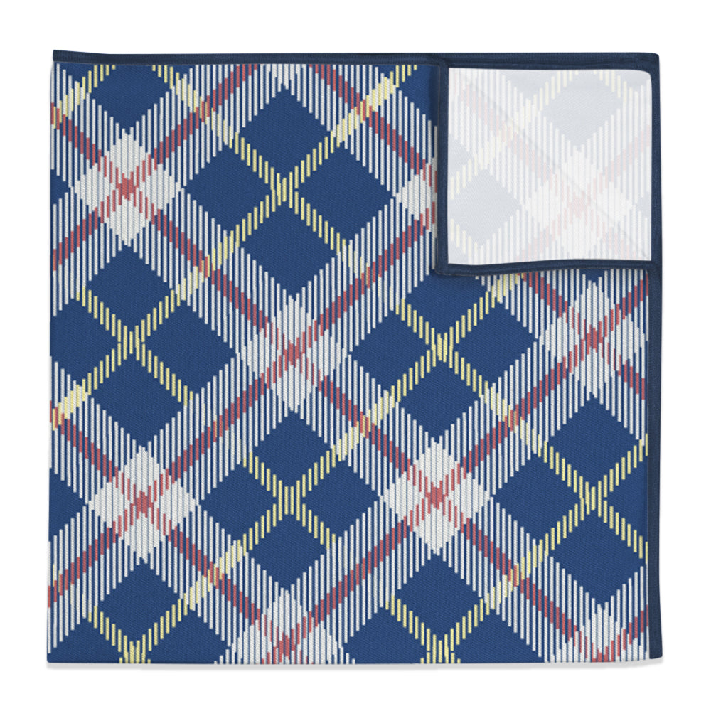 Shaun Plaid Pocket Square - 12" Square - Knotty Tie Co.