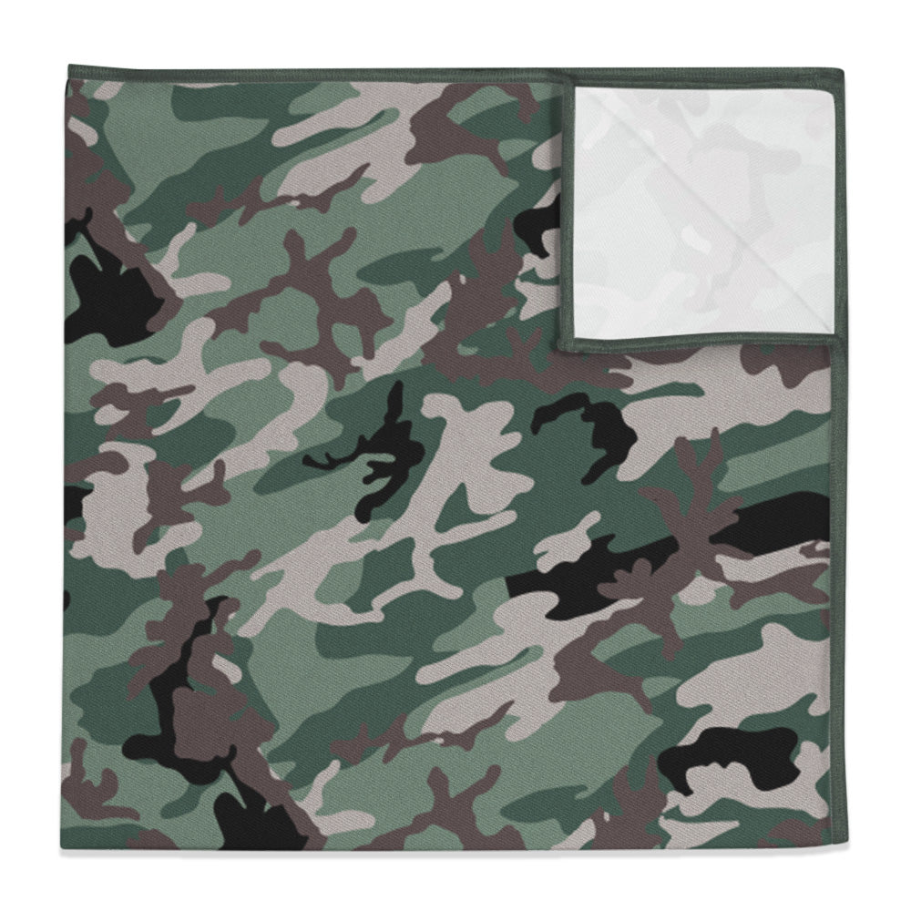 Camo Pocket Square - 12" Square - Knotty Tie Co.