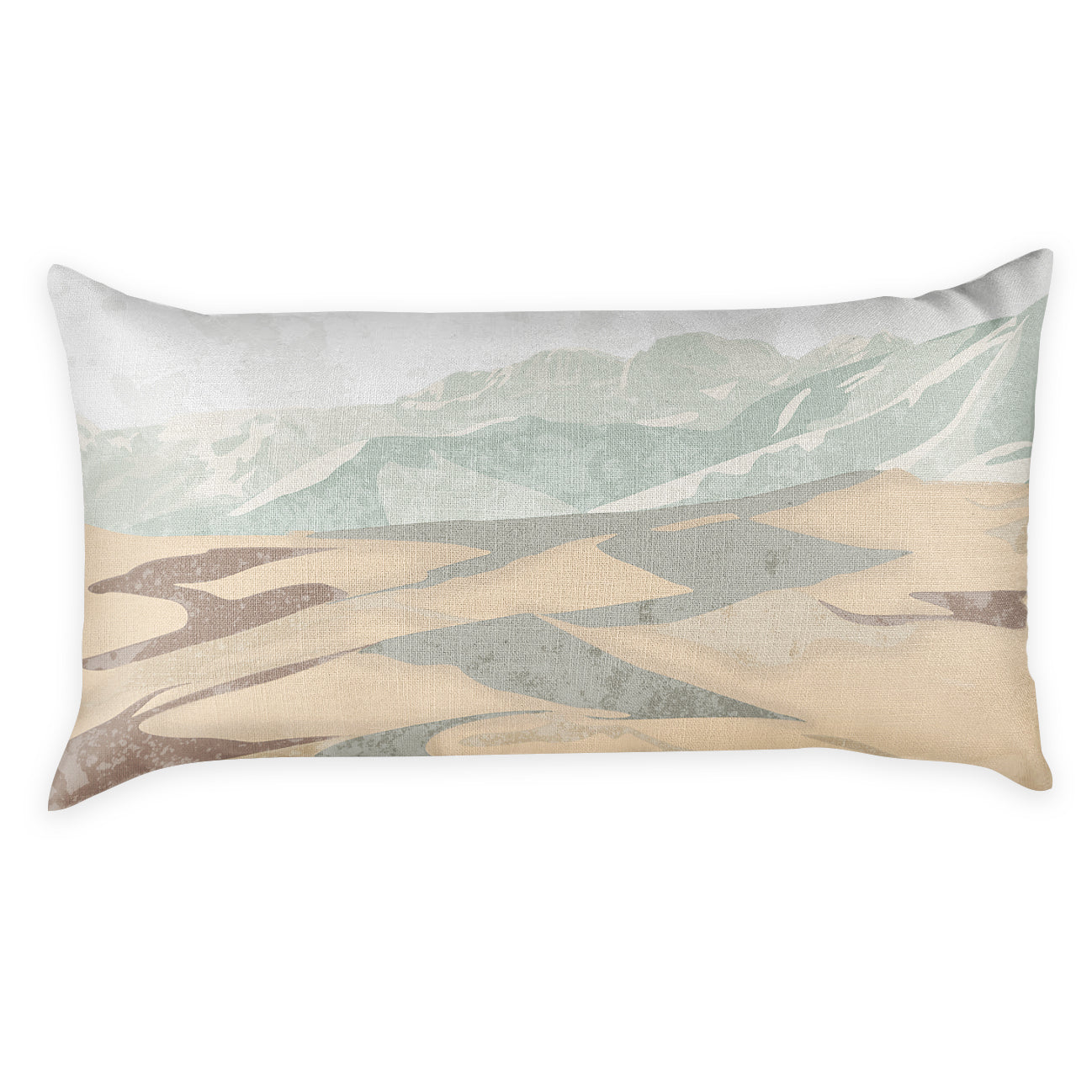 Great Sand Dunes Abstract Lumbar Pillow - Front - Knotty Tie Co.