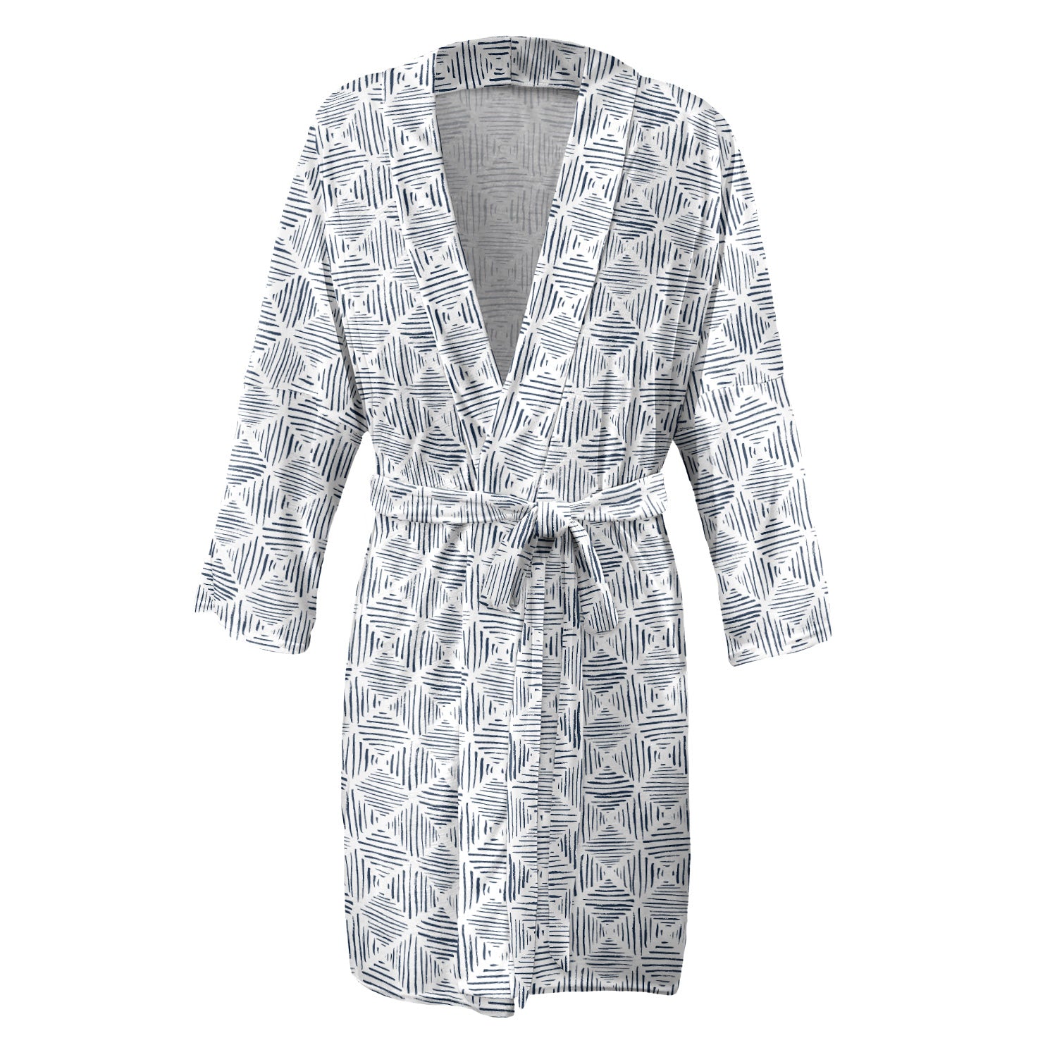 Drawn Geo Robe - Front - Knotty Tie Co.