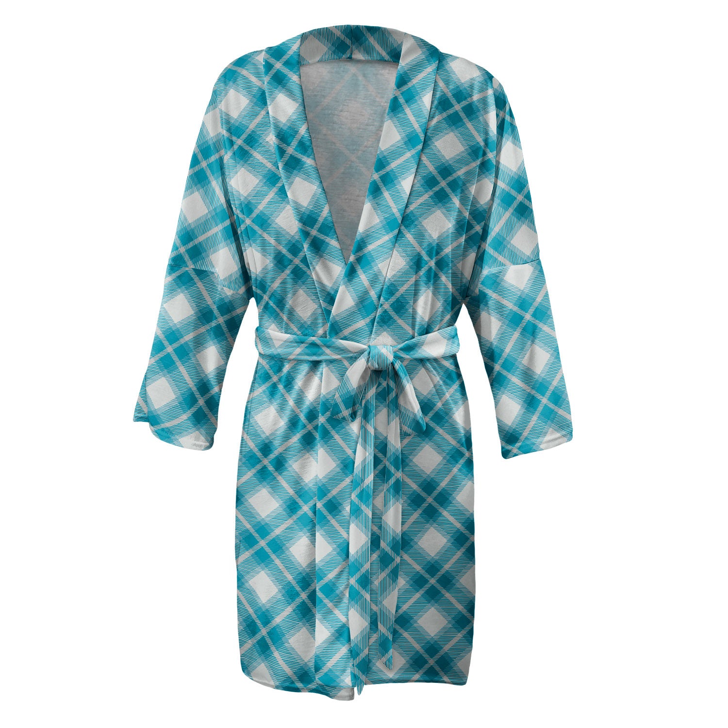 Harrison Plaid Robe - Front - Knotty Tie Co.