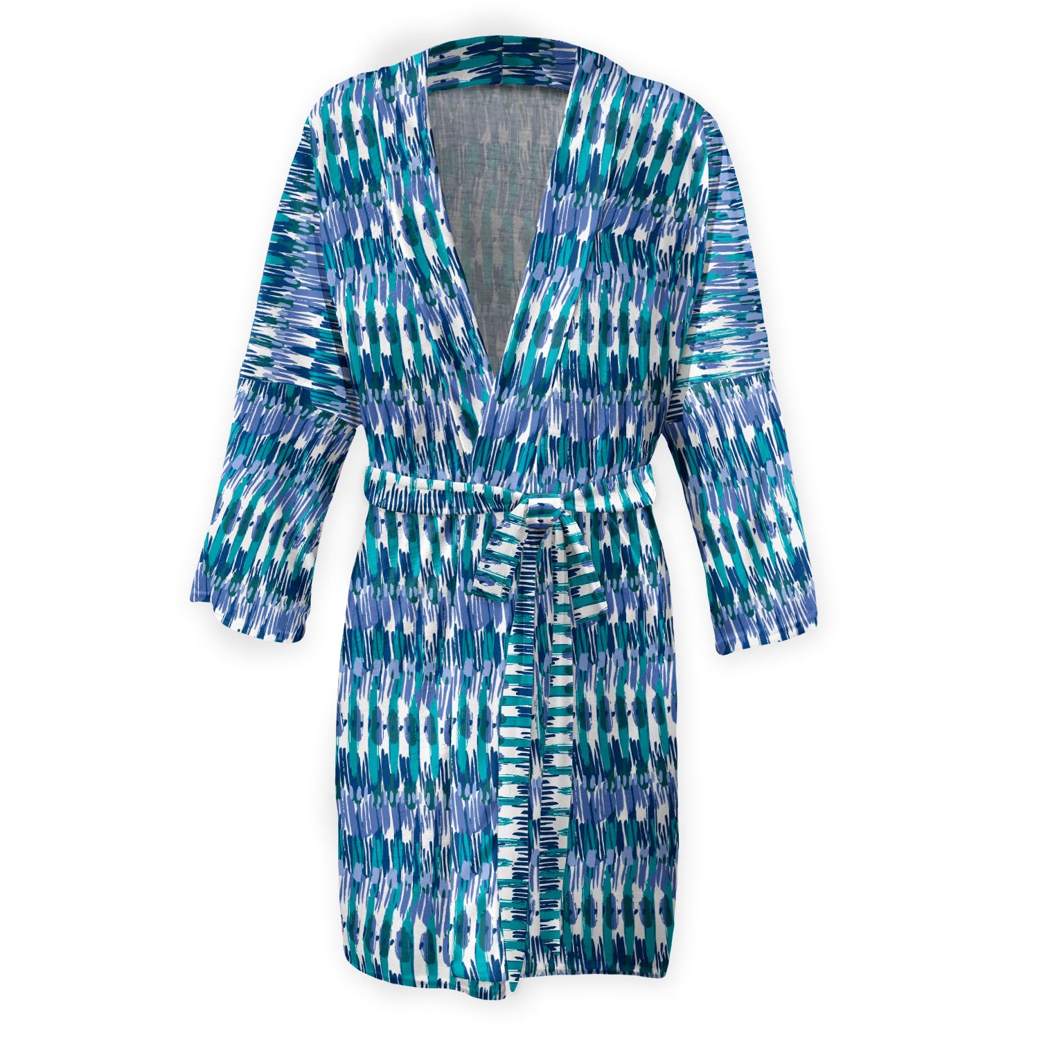 Boho Stripe Robe - Front - Knotty Tie Co.