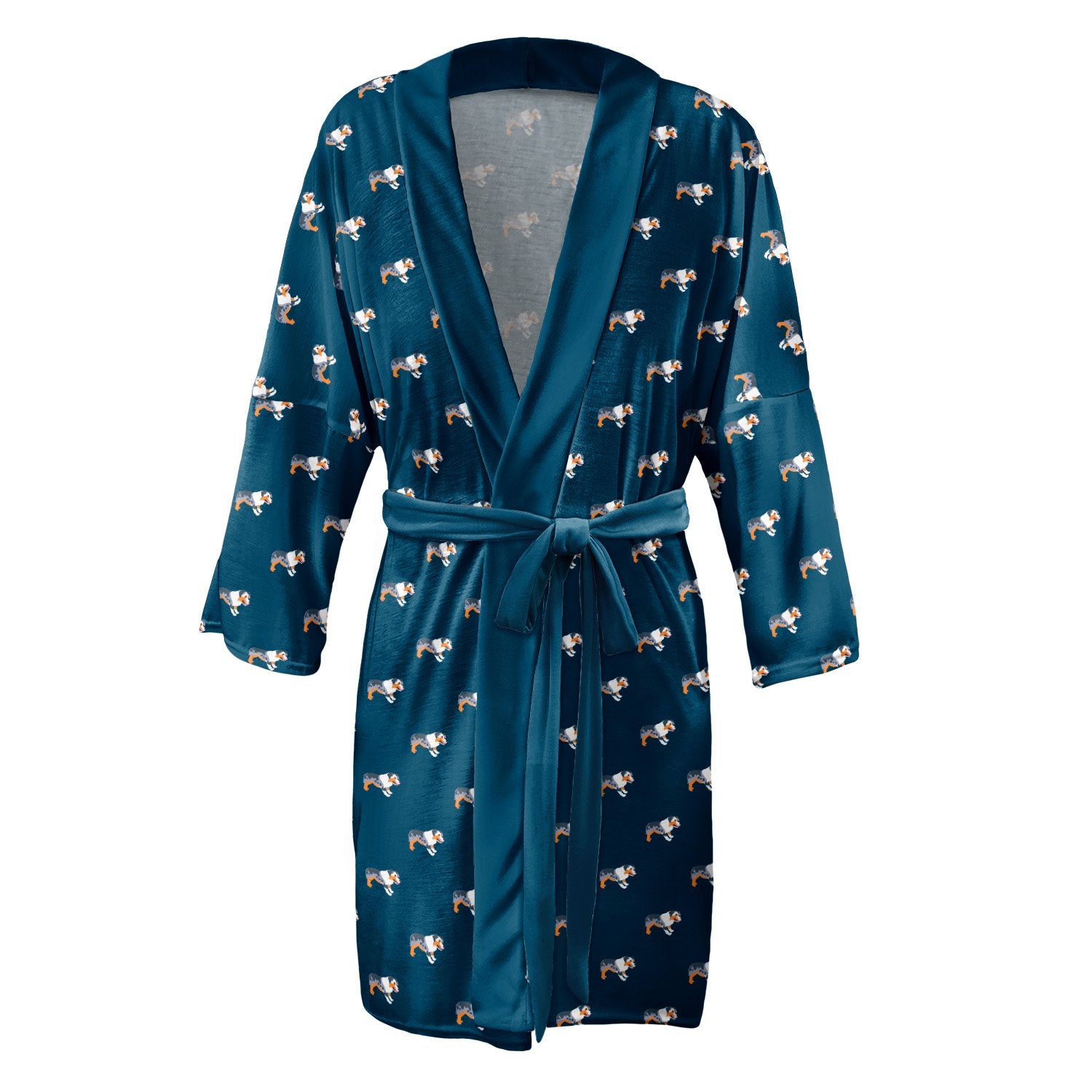 Australian Shepherd Robe - Front - Knotty Tie Co.