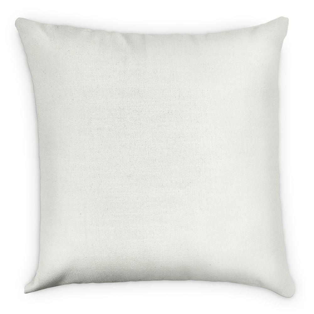 American Bulldog Square Pillow - Back - Knotty Tie Co.