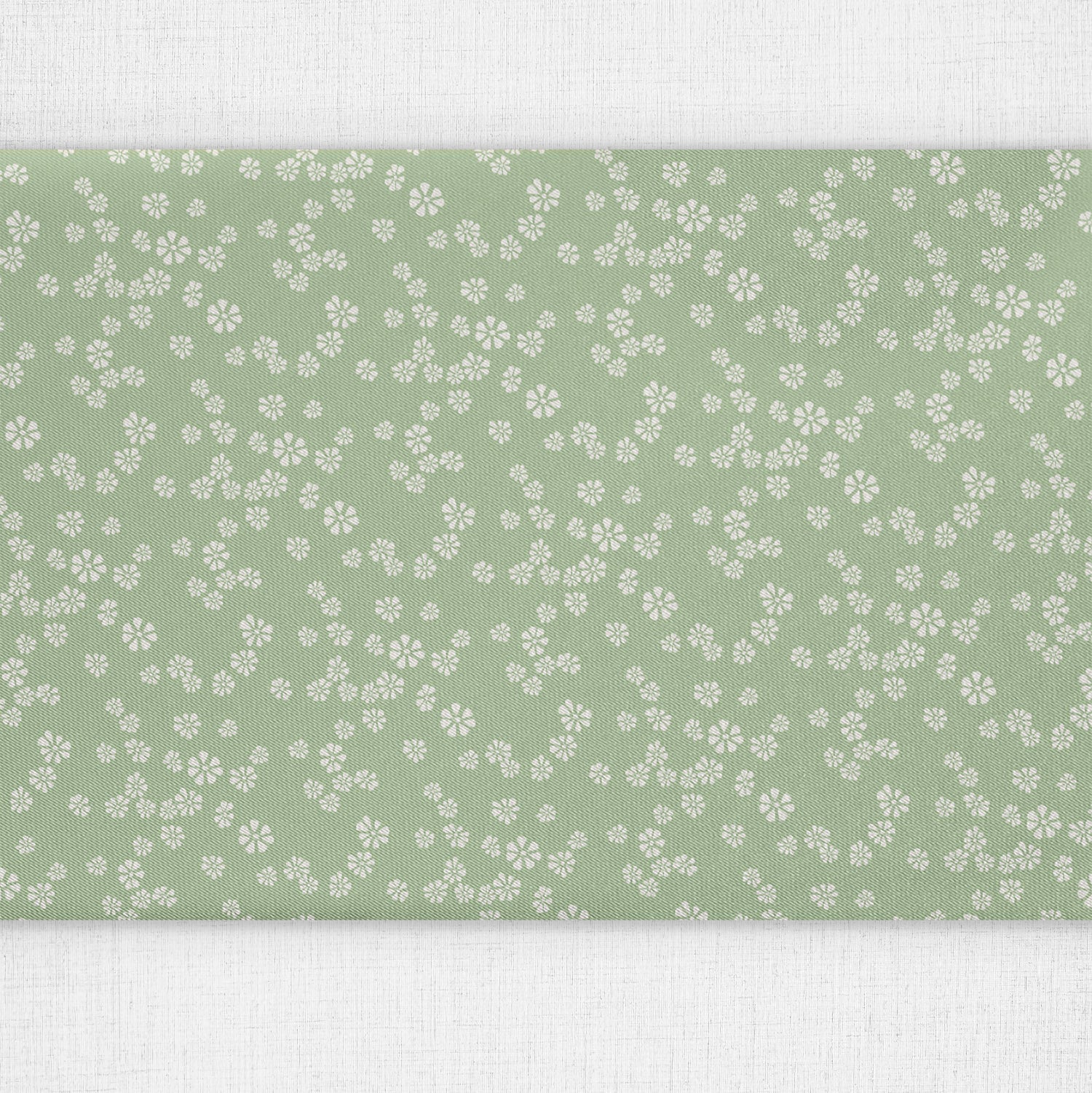 Floating Floral Table Runner - Close Up Top View - Knotty Tie Co.